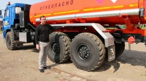 Новый топливозаправщик-бензовоз АТЗ-12 на шасси КАМАЗ-43118 Cummins — видео-обзор от НПО _ВЕКТОР_