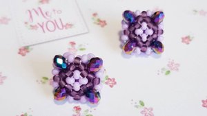 СЕРЬГИ ИЗ БИСЕРА / МАСТЕР КЛАСС / БИСЕРОПЛЕТЕНИЕ ДЛЯ НАЧИНАЮЩИХ