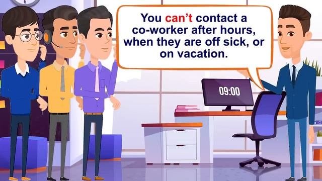 50 Modal Verbs Conversation (Office Rules - First Day At Work) English Conversation Practice