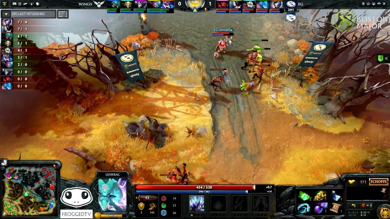 [Boston Major] Evil Geniuses vs Wings Gaming - Game 2 - Dota 2 100% FR смотреть онлайн