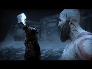 God of War Рагнарёк. Первый бой с Тором без урона