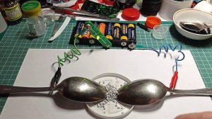 Радио Попова из фольги и зажигалки.