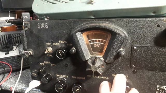 Ламповый военный радиоприемник УС-9 смотреть онлайн
