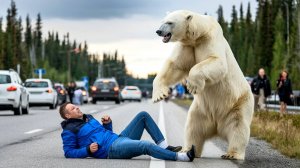 Этот БЕЛЫЙ МЕДВЕДЬ УБИЛ 9 ЧЕЛОВЕК ЗА 2 МИНУТЫ 6 СЕНТЯБРЯ 2024 ГОДА.😱