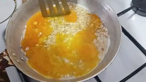 Овсяноблин рецепт простой Завтрак из яиц и овсянки