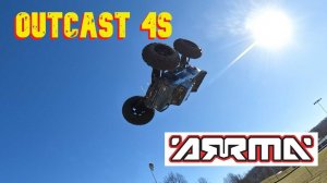 Testing my new steering servo in my Arrma Outcast 4s BLX v2