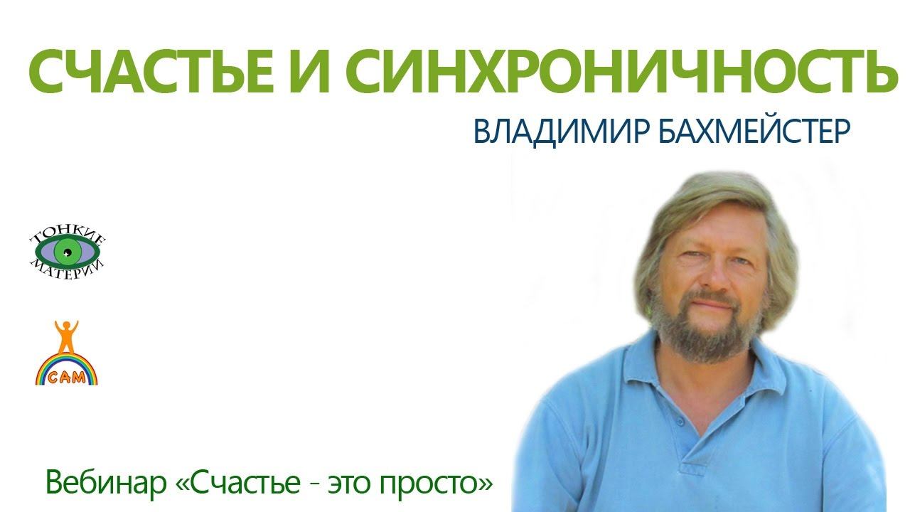 Счастье и синхроничность. Владимир Бахмейстер