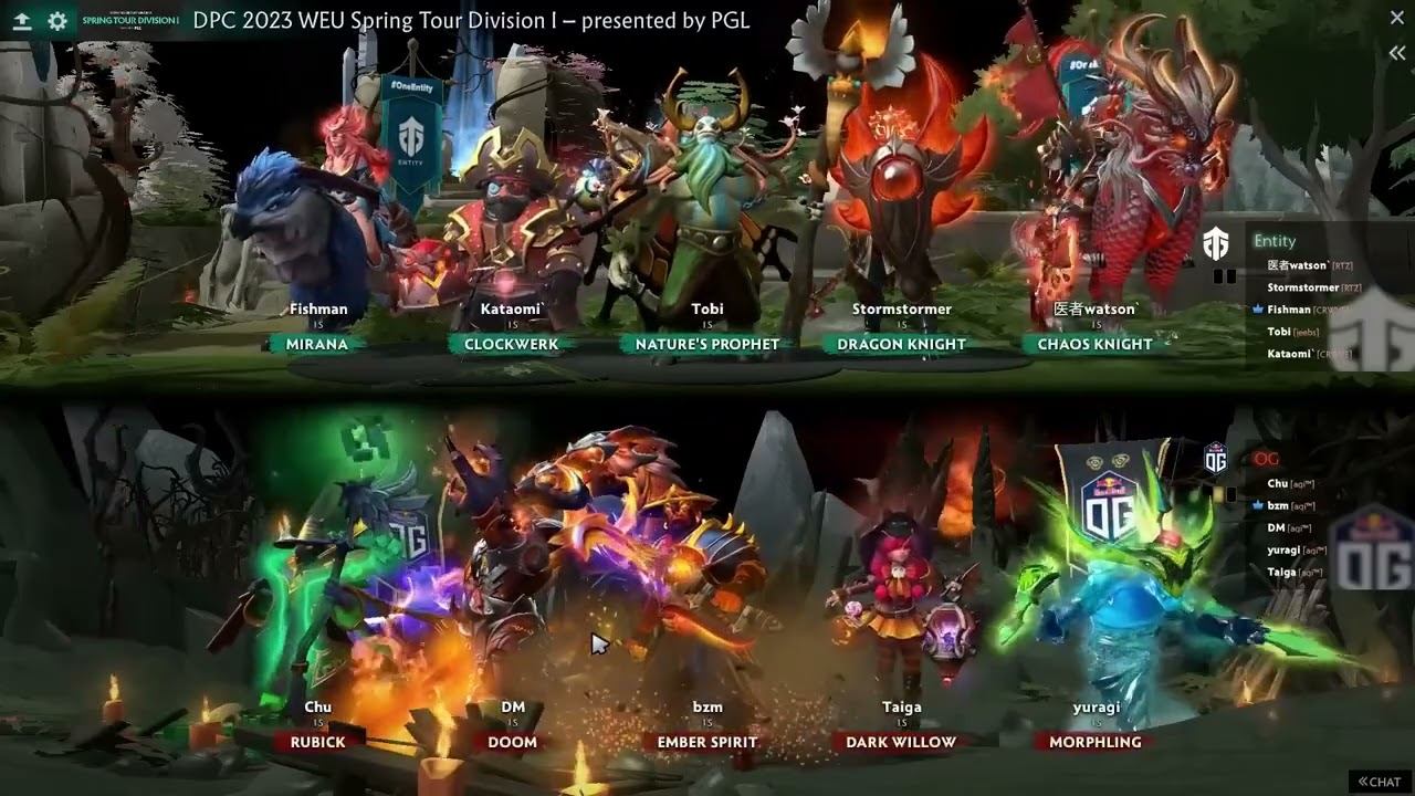 OG vs ENTITY (Tiebreaker) FINAL MATCH  DPC WEU SPRING 2023 DOTA 2
