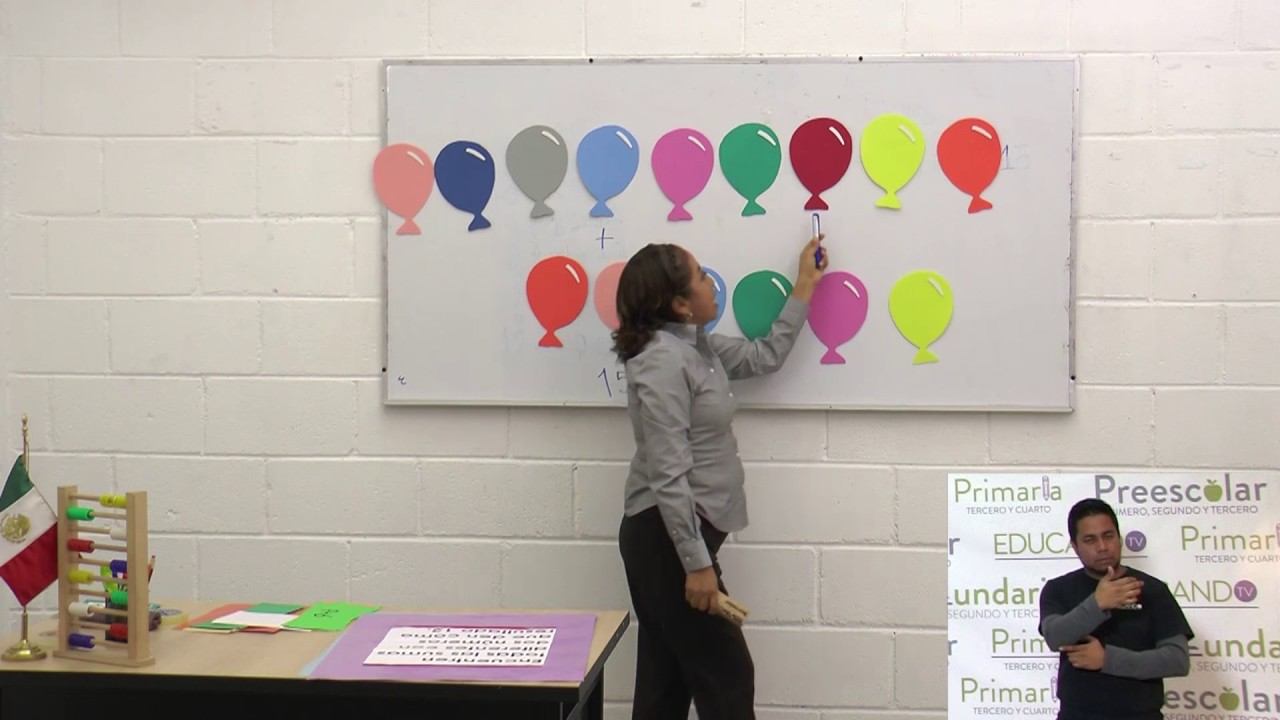 Primaria 1º y 2º clase: 98 Tema: Sumas y restas diferentes con un resultado fijo смотреть онлайн