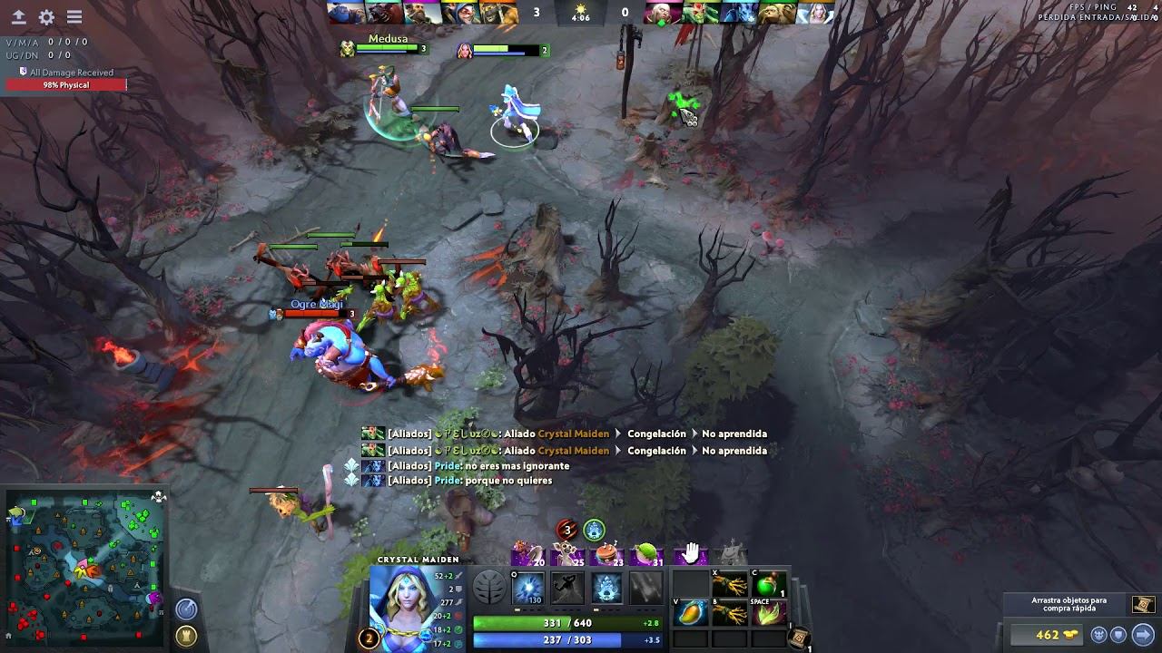 Ranked ( crystal maiden) - Dota 2 смотреть онлайн