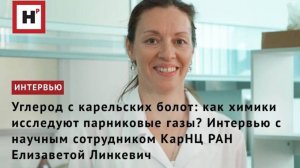 Углерод с карельских болот: как химики исследуют парниковые газы? Интервью с Елизаветой Линкевич