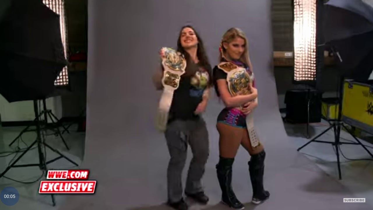 Nikki cross and Alexa Bliss accepted Sonya Deville and Mandy Rose Challenge Clash of Champions смотреть онлайн