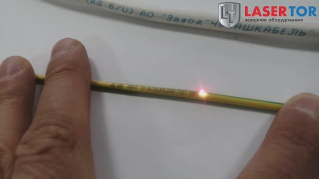 Тестовая маркировка электрических кабелей