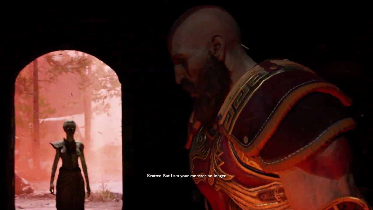 God of War Blades of Chaos scene with Ares Armor set смотреть онлайн