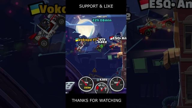 ⚠️ NEW Community Showcase ⚠️ (Brigh Lights) - Hill Climb Racing 2 #shorts #hcr2