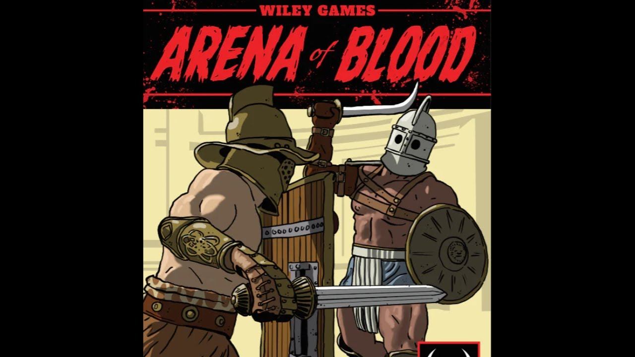 New Wiley Games "Arena of Blood" Miniature Gladiator Game Rulebook Review #tabletopgaming