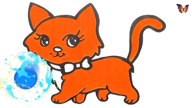 Как нарисовать котов. Рисуем несколько кошек. Повторяйте за нами эти несложные рисунки смотреть онлайн