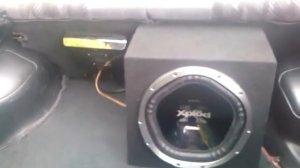 12 inch sony xplod subwoofer 300rms 1000w jvc amplifier 800rms