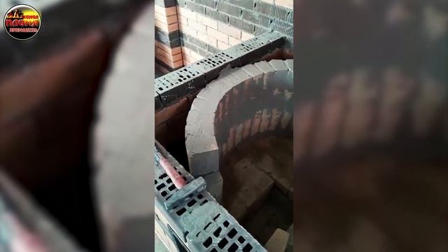 Евгений из Казахстана собрал барбекю с Двойным зубом и двумя печками под мега казаны на 60 и 100 л