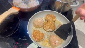 гречка и котлеты