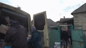 Гуманитарная помощь для жителей посёлка шахты №12