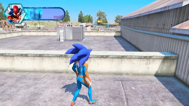 ПРОКАЧАЛ СОНИКА В ЧЕЛОВЕКА ПАУКА в ГТА 5 ОНЛАЙН GTA 5 ONLINE