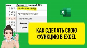 Как сделать свою функцию в Excel. Уроки для начинающих аналитиков. VBA для новичков бесплатно