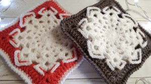 Оригинальная рельефная снежинка - прихватка крючком ! Подробный мк .