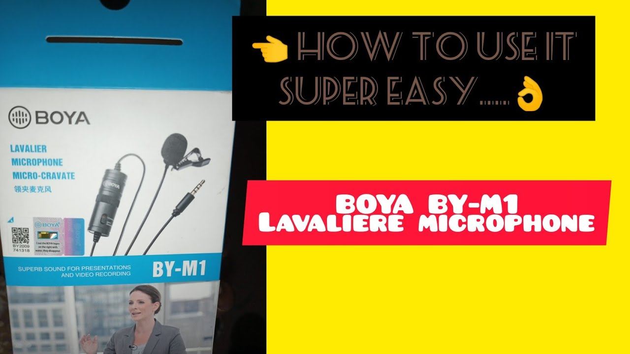 HOW TO USE A BOYA BY-M1 Lavaliere microphone 🎤🎤🎤....##$## смотреть онлайн