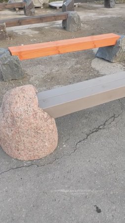 Новые скамейки
