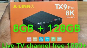 tx9 Pro Android box 8k Ultra HD