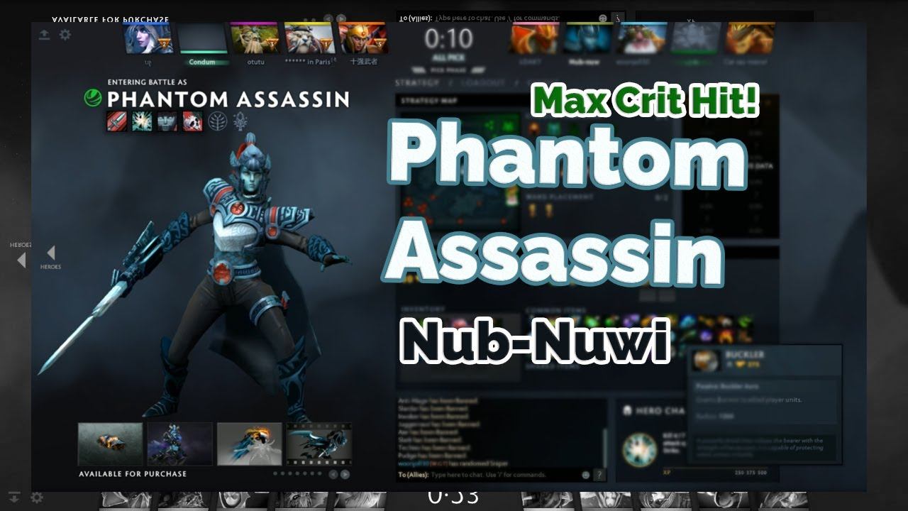 Dota 2 - Phantom Assassin Max Critical Hit! смотреть онлайн