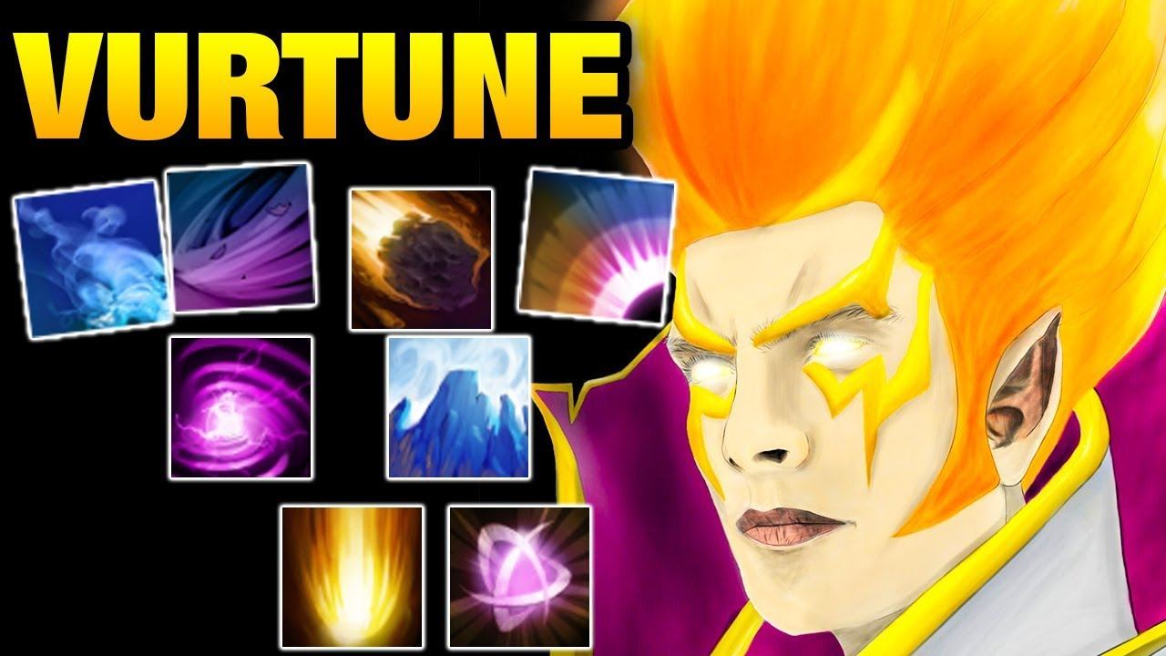 Vurtune Invoker just some Basic Skills combo Dota 2 смотреть онлайн