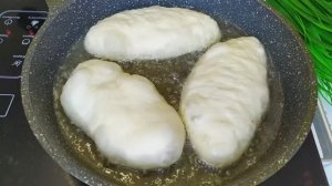 Тесто на картошке как пух: жареные пирожки с мясом и рисом как на рынке