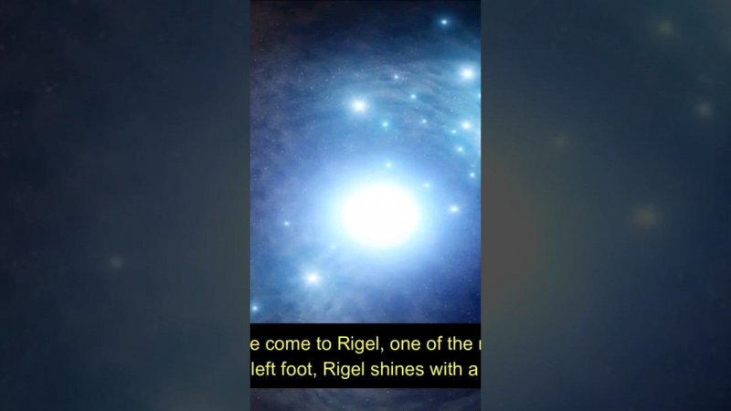 The Orion Constellation🌟👀🫢 A Home For The Brightest Stars 🌟🔭Rigel Is A Bright Blue Supergiant Star