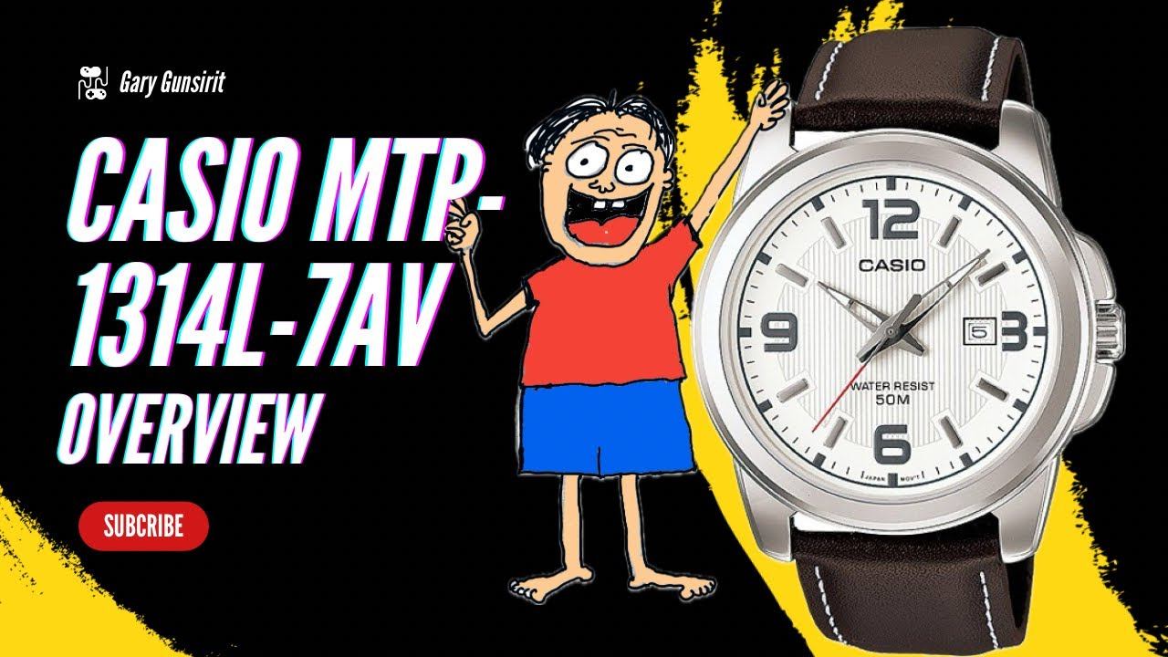 Casio MTP-1314L-7AV OVERVIEW #mtp1314