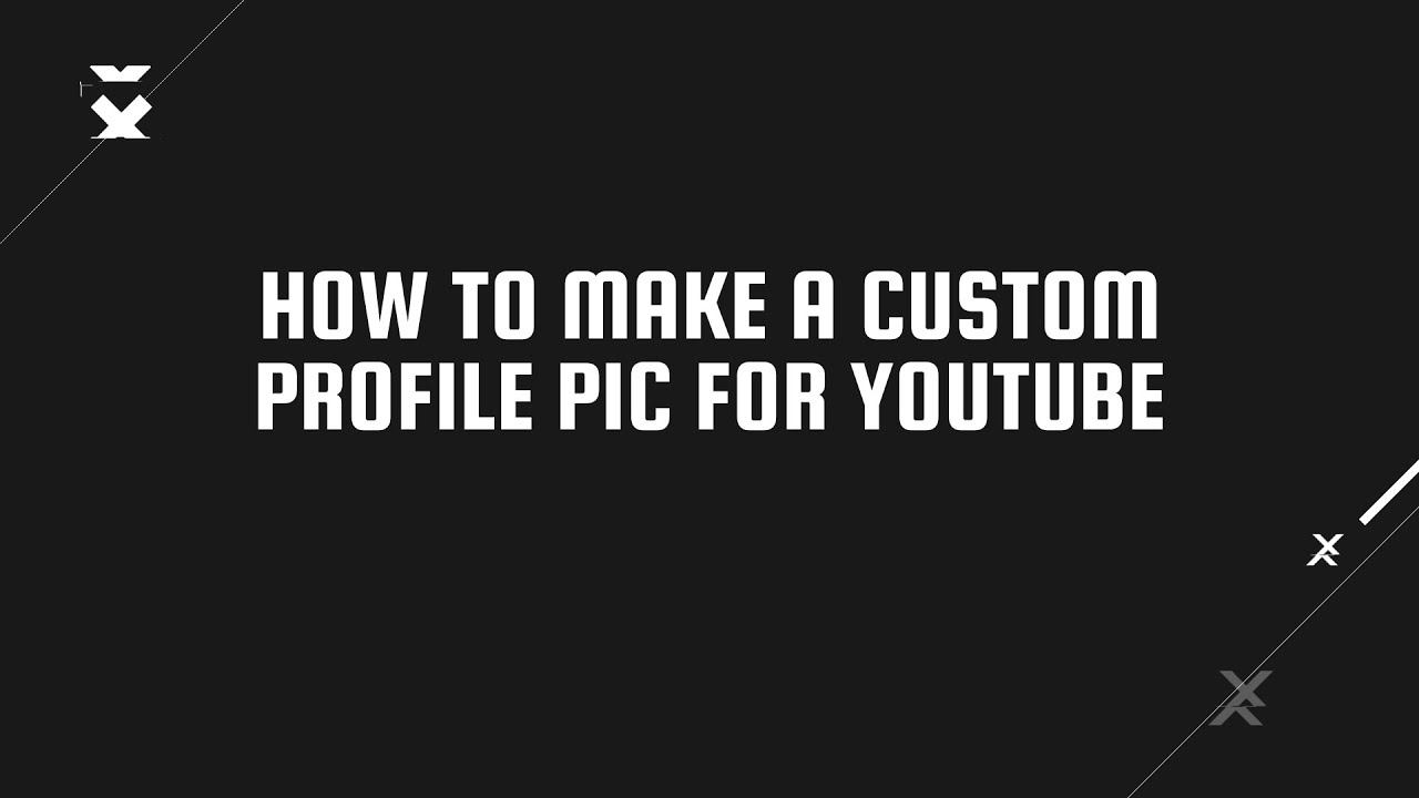How To Make A Custom Profile Pic For YouTube (PAINT.NET) смотреть онлайн