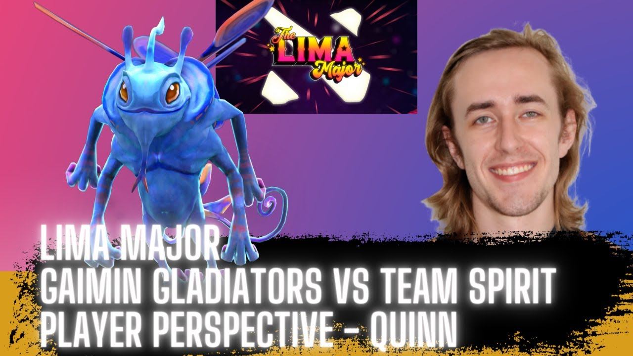 Dota 2 Gameplay Lima Major Gaimin Gladiators vs Team Spirit Game 2 Quinn Player Perspective смотреть онлайн
