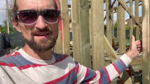 Каркас с сырой доски . Последствия . Решение проблемы