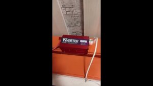 Тест инвертора 1000 вт Rddspon с нагрузкой