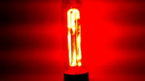 Первое включение древней натриевой лампы ДНаО.