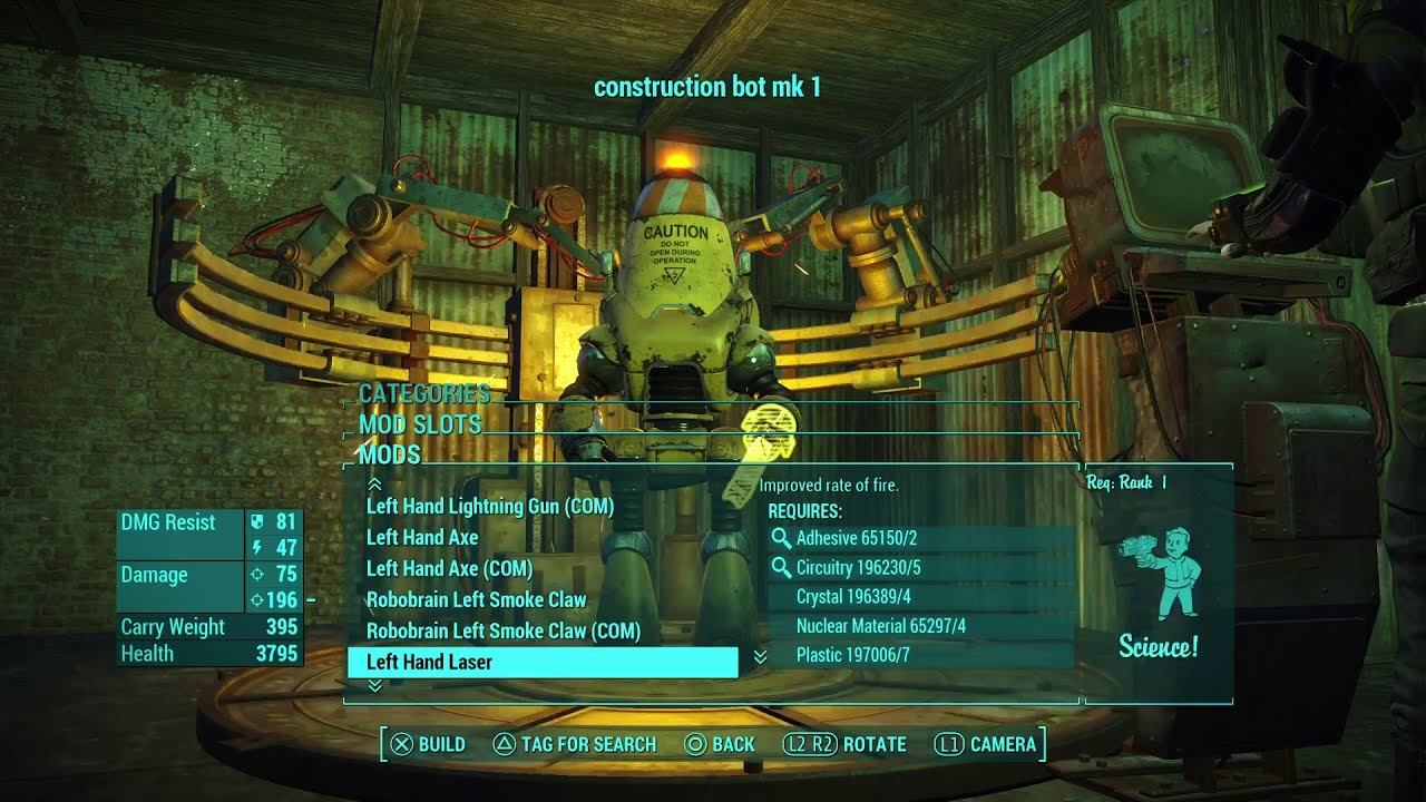 How to make a construction bot mk 1 [Automatron] Fallout 4 смотреть онлайн