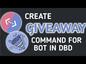 Create Advanced Giveaway Command For Bot By Discord Bot Designer | DBD AND MORE