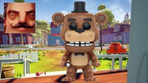 Hello Neighbor - My New Neighbor Freddy Fazbear FNAF Funko POP Act 3 Gameplay Walkthrough