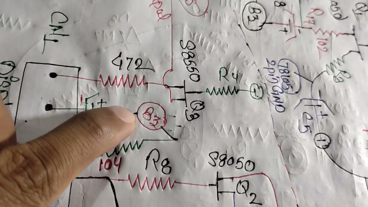INFRARED INDUCTION COOKTOP FAN & DISPLAY CONTROL PANEL JACK CIRCUIT DIAGRAM @TECHWITHMANISH1989