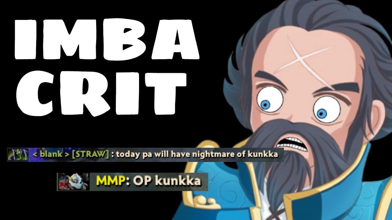 How to make your enemy delete Dota 2 with Kunkka! смотреть онлайн