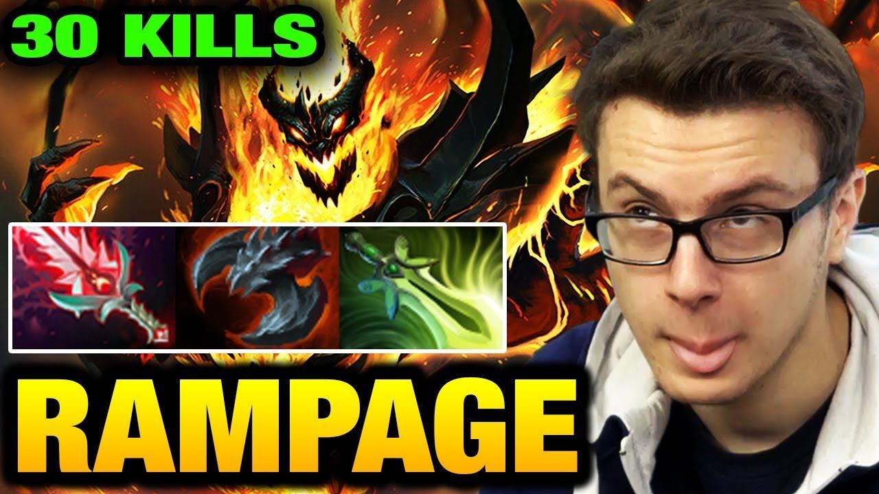Miracle- Shadow Fiend HIT LIKE A TRUCK RAMPAGE +1000 GPM Dota 2 смотреть онлайн