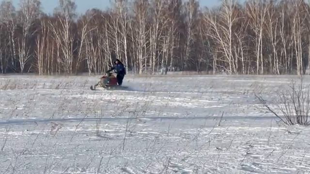 Самодельный горный снегоход