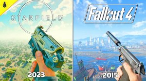 Starfield vs Fallout 4 - Сравнение деталей и физики
