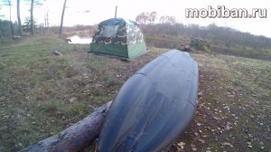 Походная баня Мобиба Кайфандра в водном походе. Река Шлина. Пакрафт Жаворонок XL